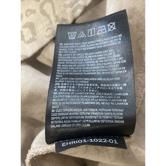 Volcom Women's Cha Ching Toanl Leopard Print Midi Dress Size‎ Medium Beige - Picture 10 of 10